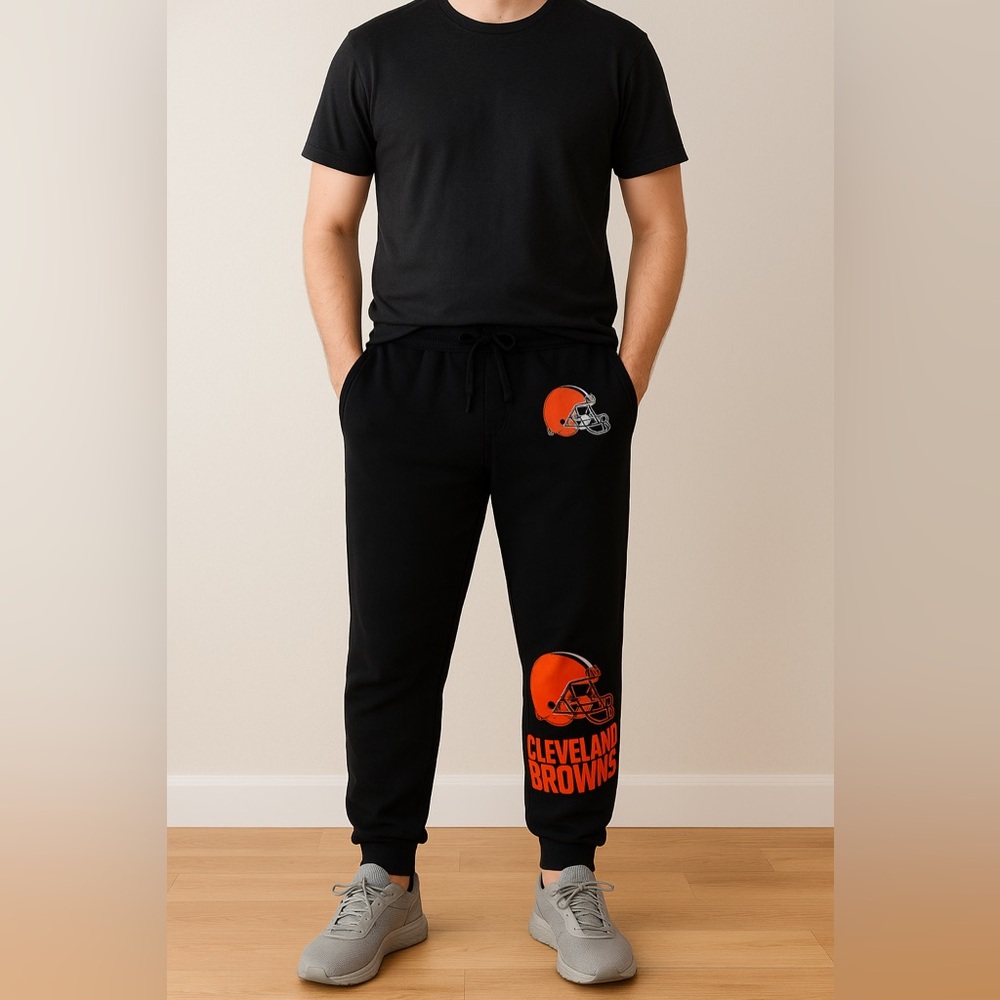 Cleveland Browns Run The Game Team Joggers Large